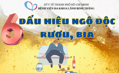 (HCDC) 06 dấu hiệu ngộ độc rượu, bia
